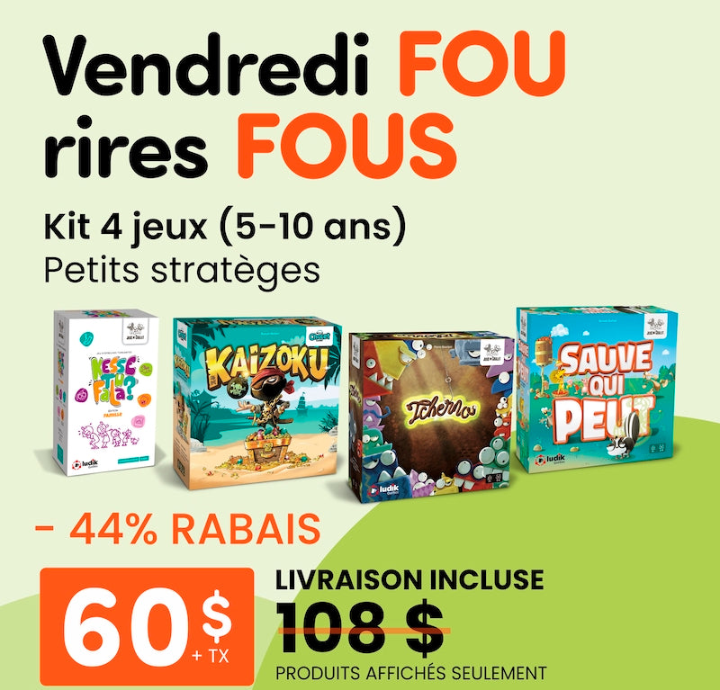Vendredi Fou - Kit Petits stratèges 5-10 ans